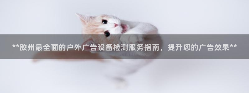 杏宇平台客服：**胶州最全面的户外广告设备检测服务指南，提升您的广告效果**