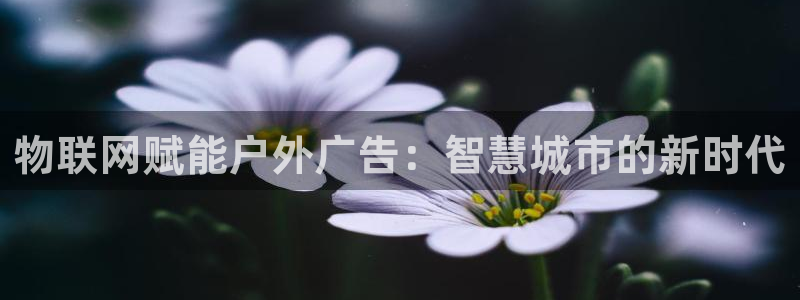 杏宇平台怎么样知乎：物联网赋能户外广告：智慧城市的新时代