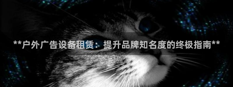 杏宇平台客服：**户外广告设备租赁：提升品牌知名度的终极指南**