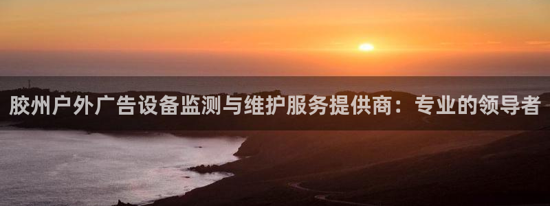 杏宇平台提现为什么这么久呢：胶州户外广告设备监测与维护服务提供商：专业的领导者