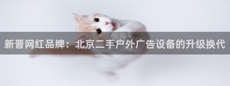 杏宇平台测速链接：新晋网红品牌：北京二手