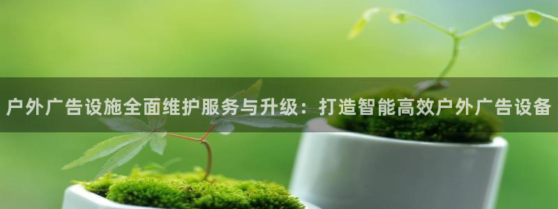 杏宇平台怎么样赚钱：户外广告设施全面维护