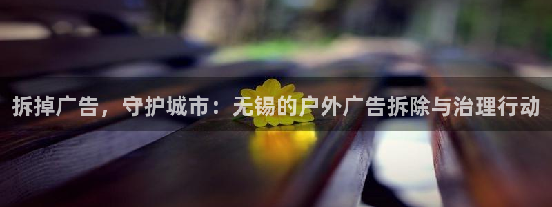 杏宇平台怎么样：拆掉广告，守护城市：无锡